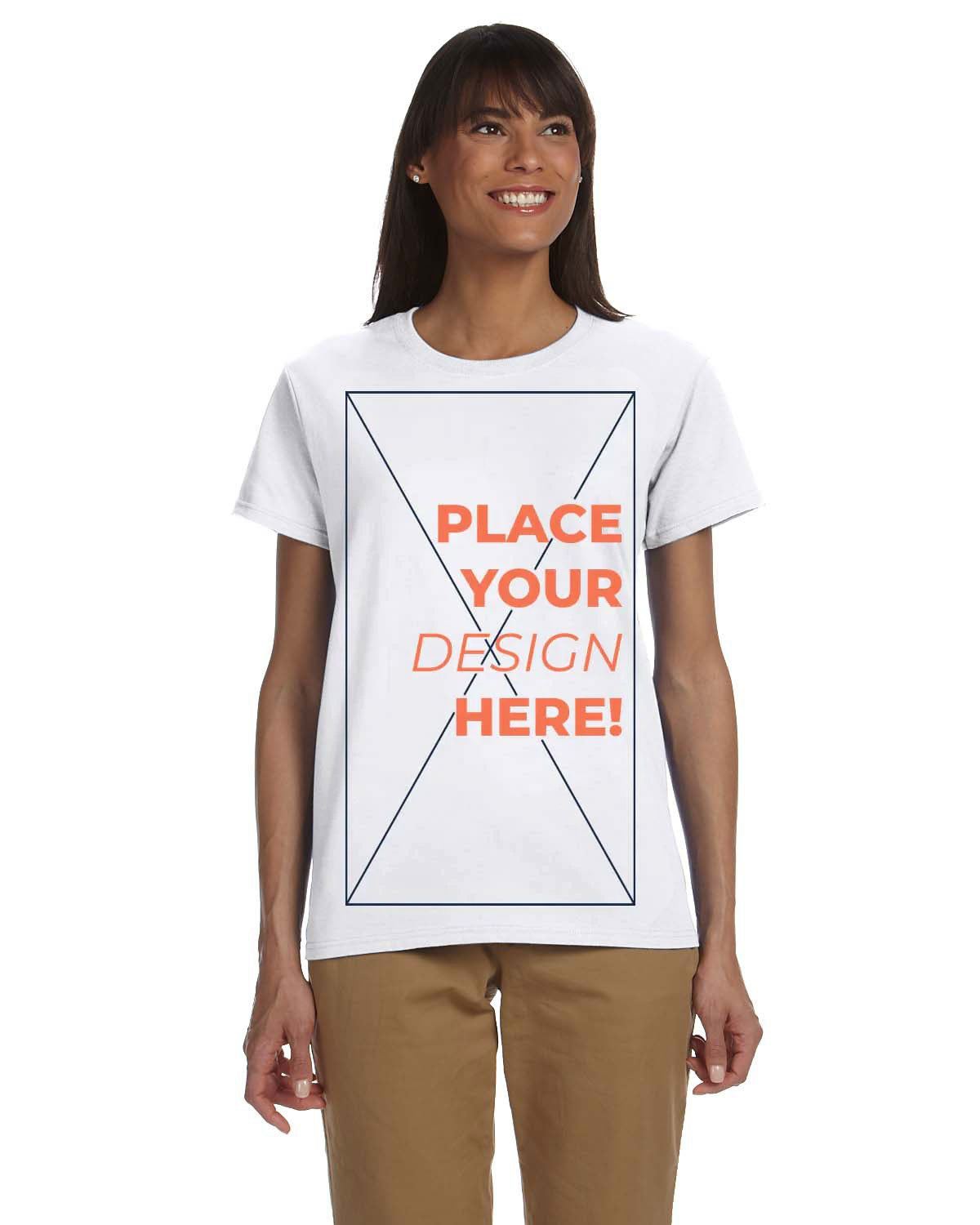 Custom Short Sleeve T-Shirts Woman