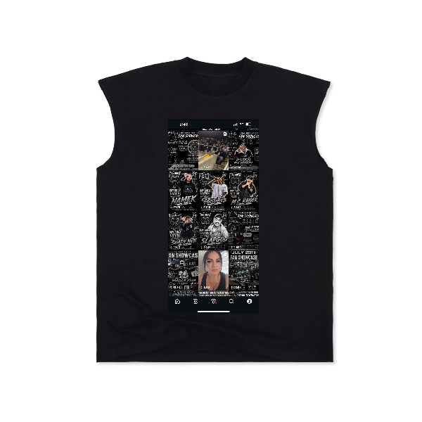 Cotton Collective Muscle Tee 7.5oz | Limo Black imprintNext