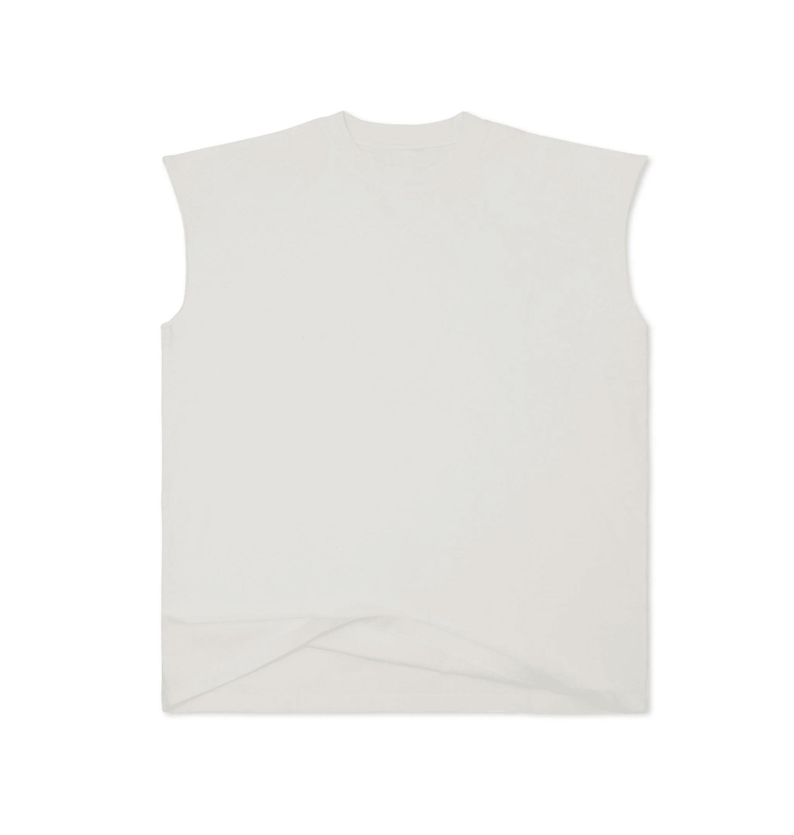 Cotton Collective Muscle Tee 7.5oz | Blanc White Factory 1 Direct