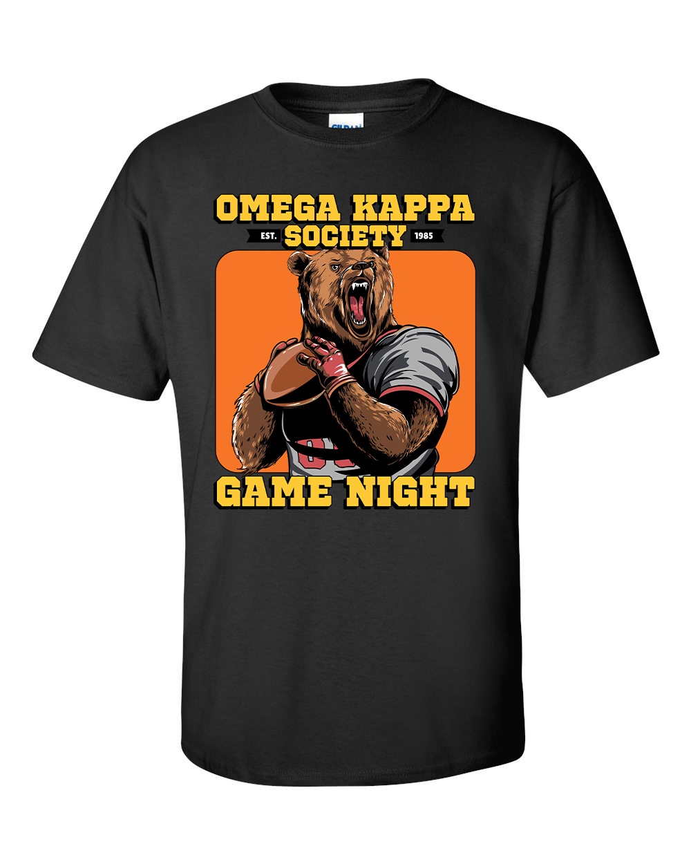 T-Shirt print for Fraternity Factory 1 Direct