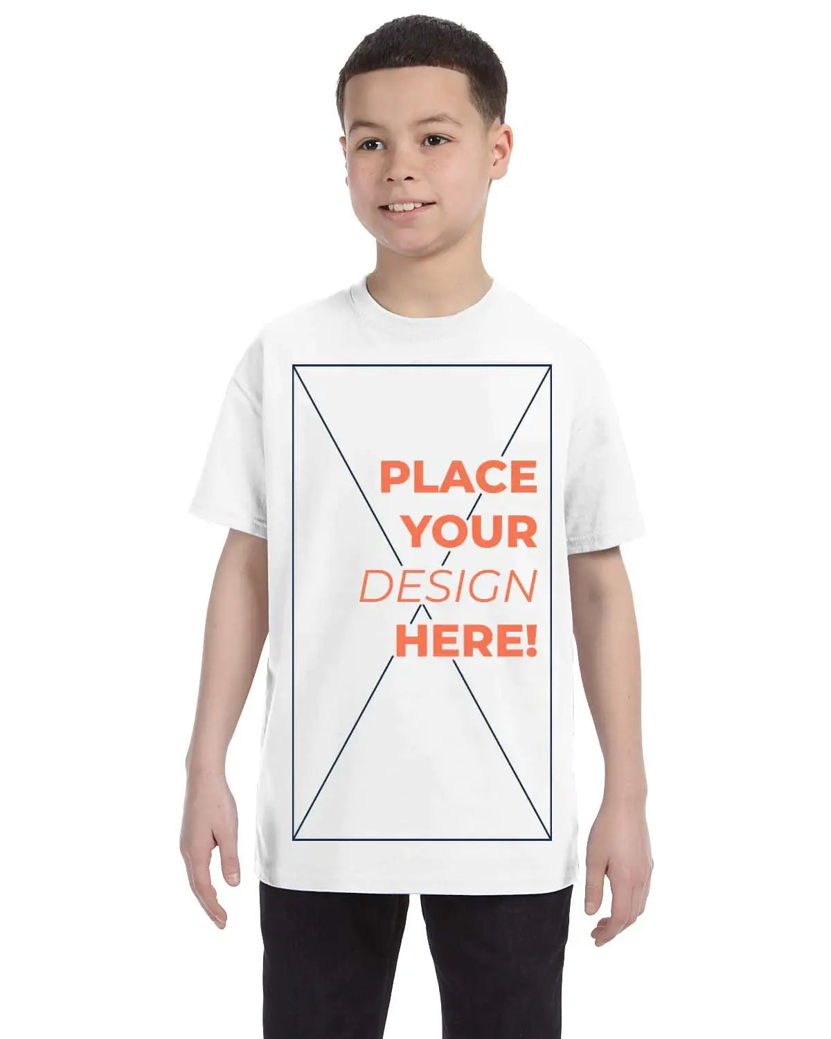 Custom Short Sleeve T-Shirts Youth Factory 1 Direct