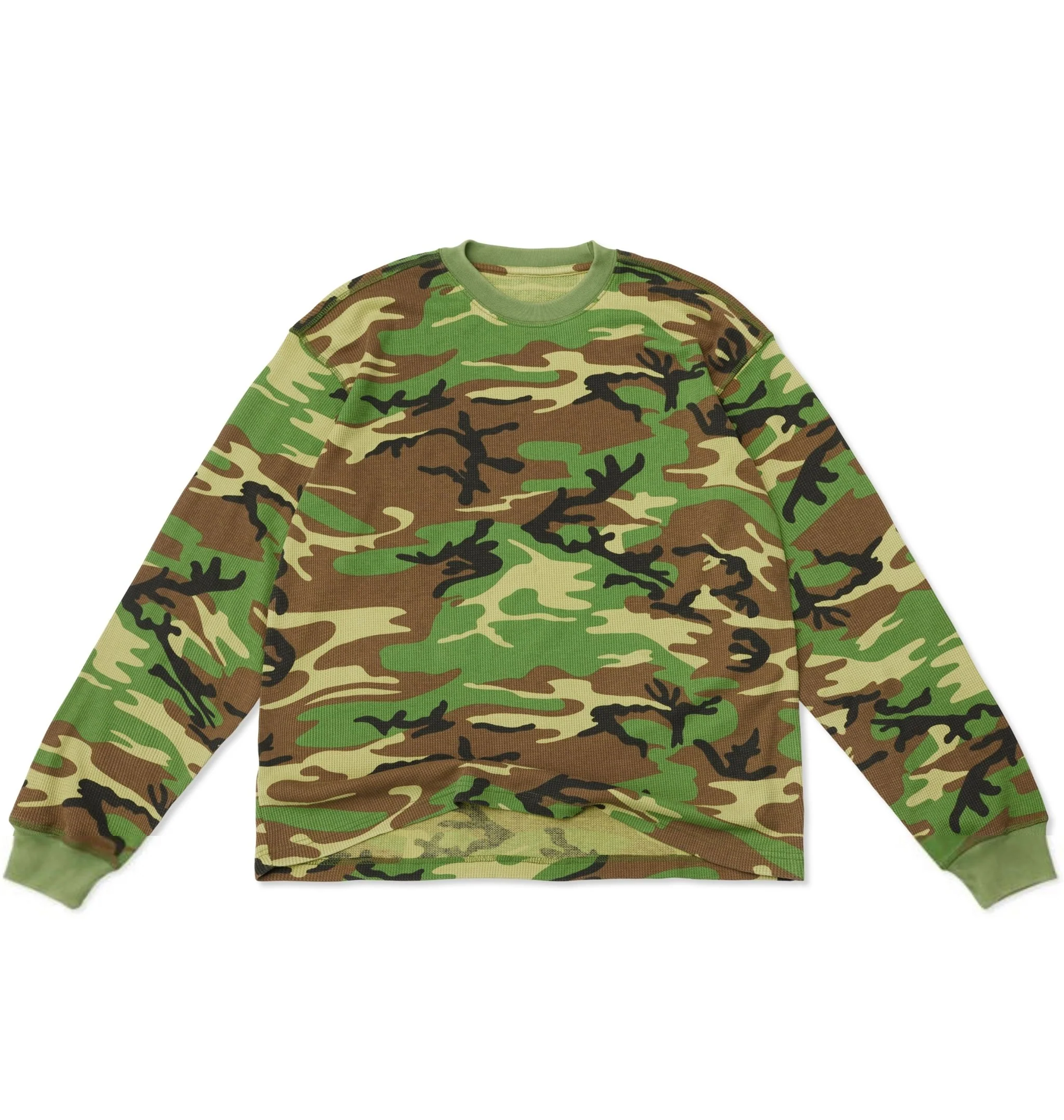 Cotton Collective Waffle L/S Tee 7oz Factory 1 Direct