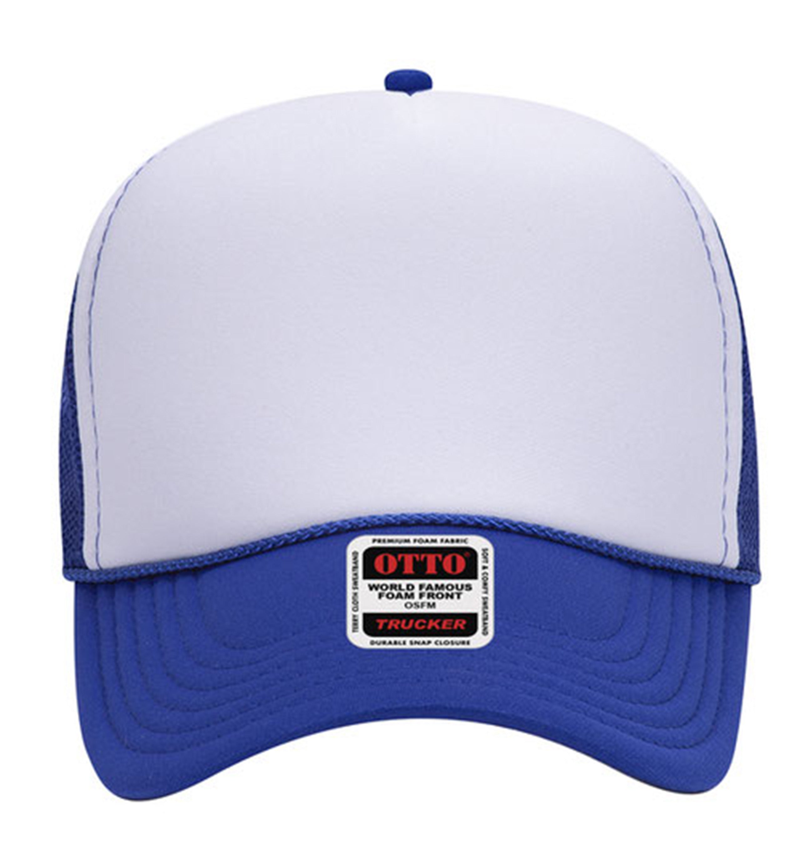 Otto Cap 5 Panel Mid Profile Mesh Back Trucker Hat Factory 1 Direct