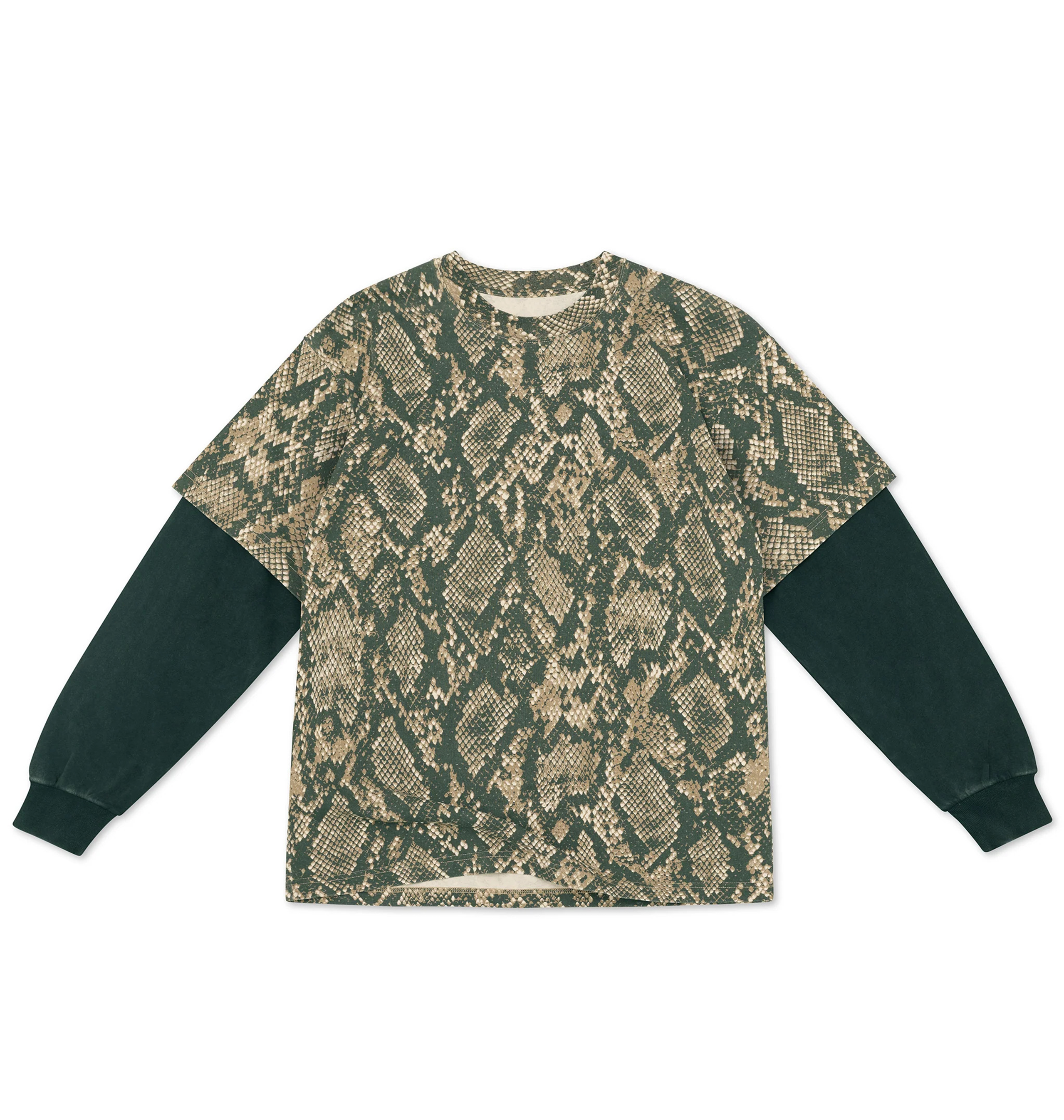 Cotton Collective Oversized Box 2Fer L/S Tee 7.5oz Factory 1 Direct