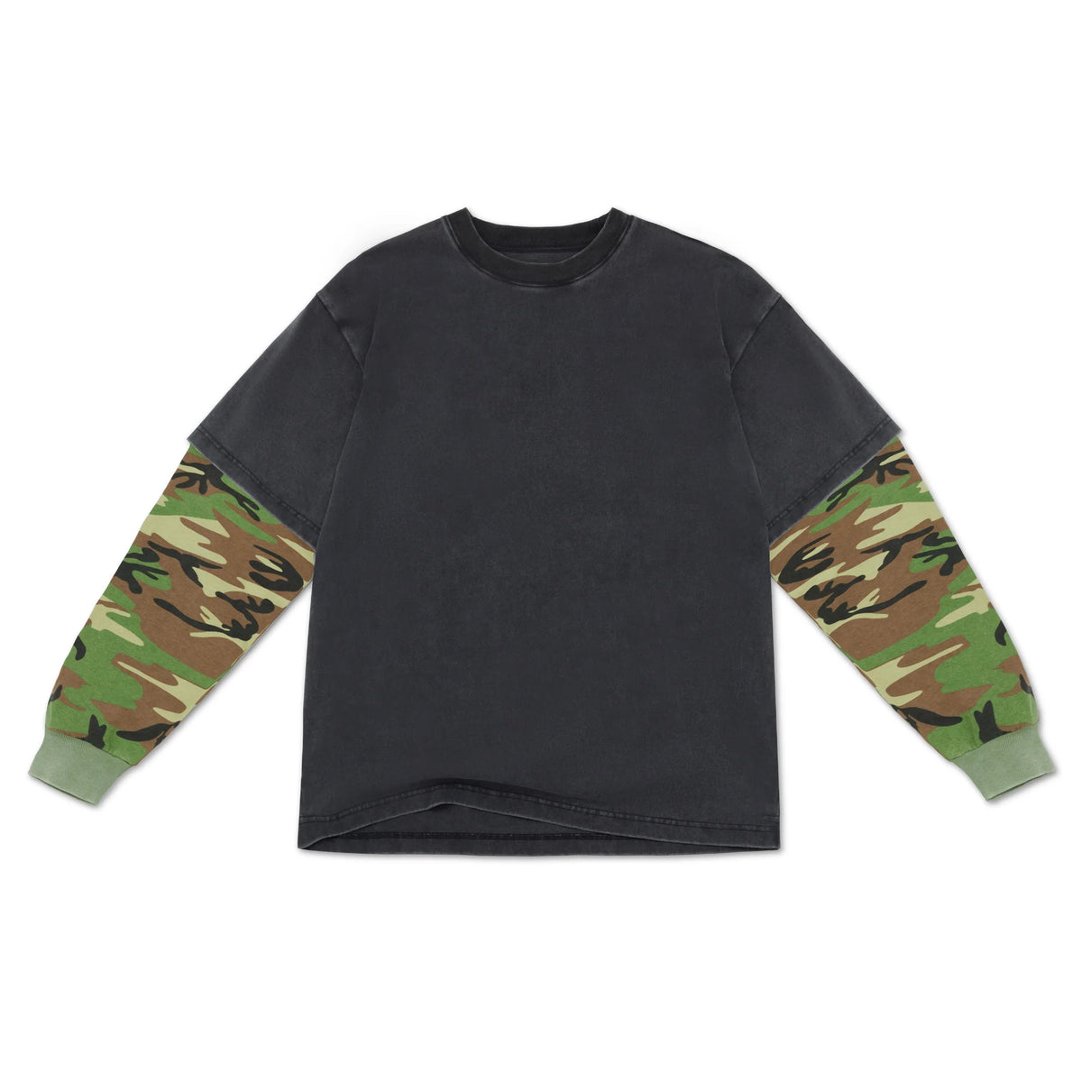 Cotton Collective Oversized Box 2Fer L/S Tee 7.5oz Factory 1 Direct