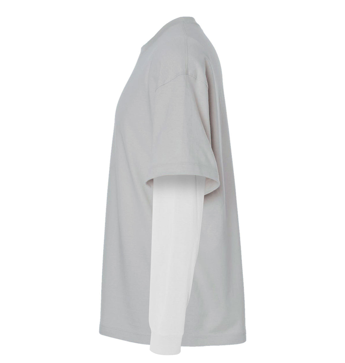 Cotton Collective Oversized Box 2Fer L/S Tee 7.5oz Factory 1 Direct